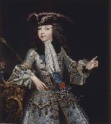 unknow artist Portrait of a young Louis XV of France. oil painting reproduction